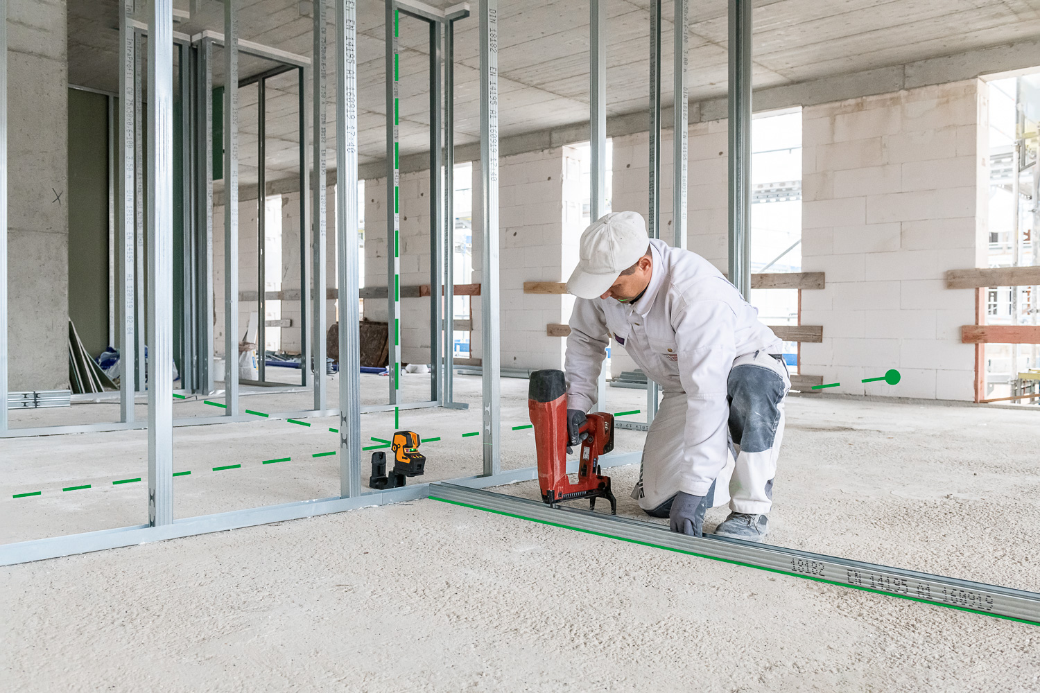 Punktlaser - Kreuzlinienlaser "CrossPointer5 GREEN"