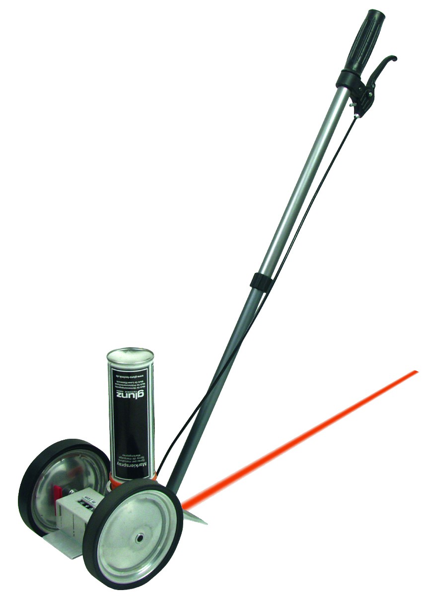 Messrad M4 mit Sprühvorrichtung