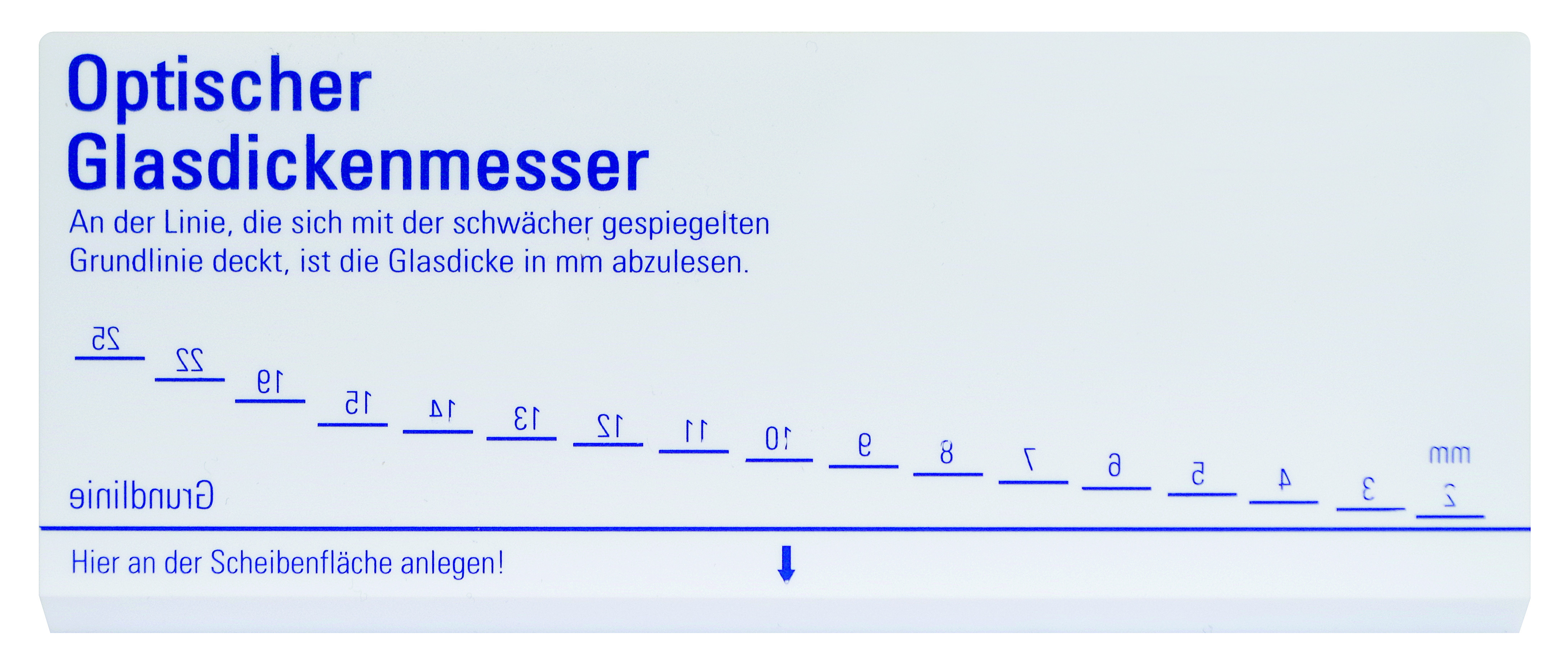 Glasdickenmesser