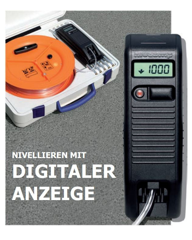Schlauchwaage nivcomp - elektronische Schlauchwaage
