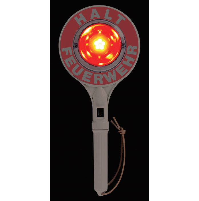 Anhaltestab / Polizeikelle / Winkerkelle 930ND-LED individuell bedruckbar