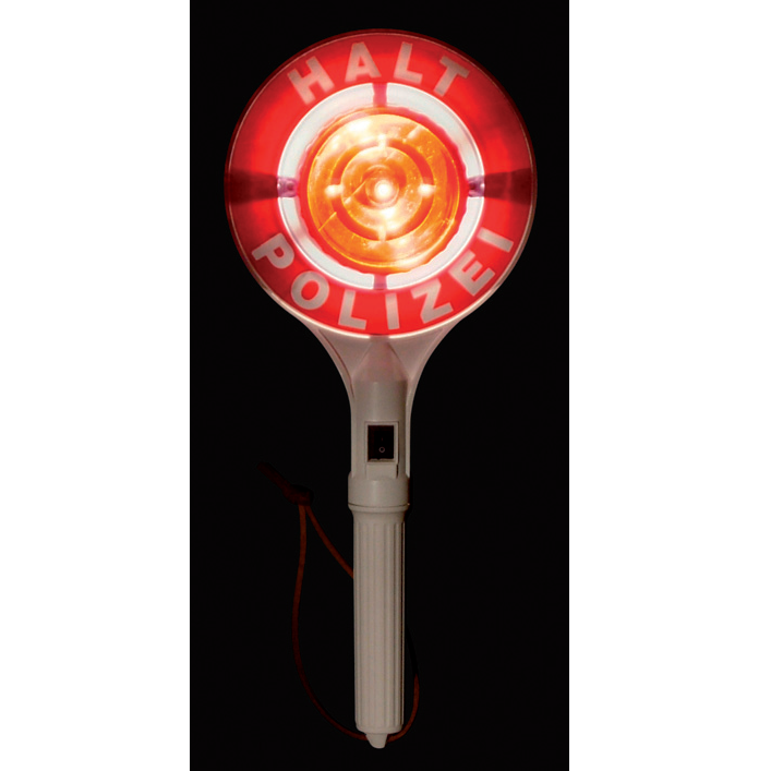 Anhaltestab / Polizeikelle / Winkerkelle 930ND-LED individuell bedruckbar